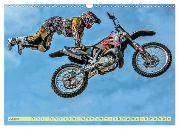 Produktbild: Motocross - so cool (Wandkalender 2026 DIN A3 quer), CALVENDO Monatskalender