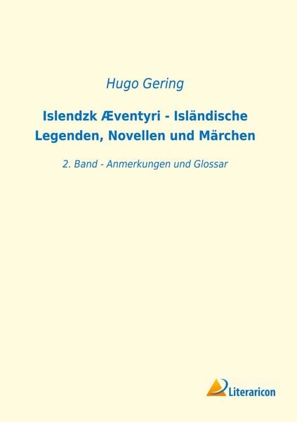 Produktbild: Islendzk &AElig;ventyri - Isl&auml;ndische Legenden, Novellen und M&auml;rchen