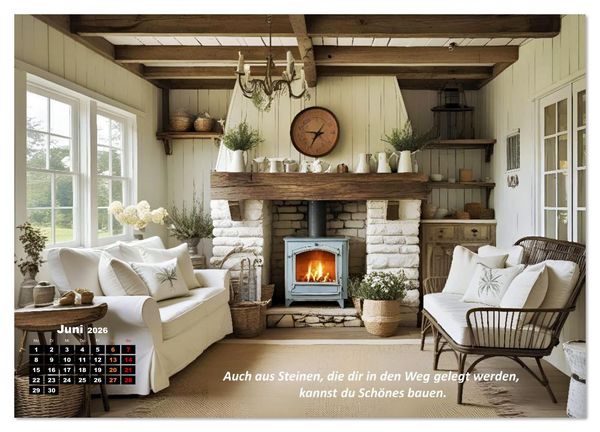Produktbild: Cottage und Landleben (Wandkalender 2026 DIN A2 quer), CALVENDO Monatskalender