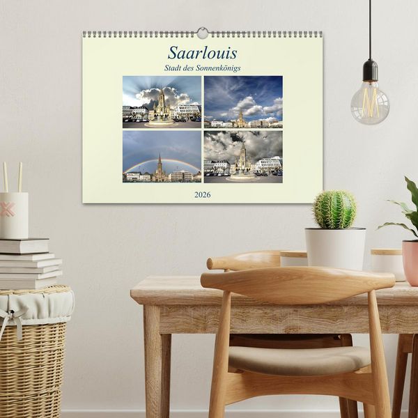 Produktbild: Saarlouis - Stadt des Sonnenk&ouml;nigs (Wandkalender 2026 DIN A3 quer), CALVENDO Monatskalender