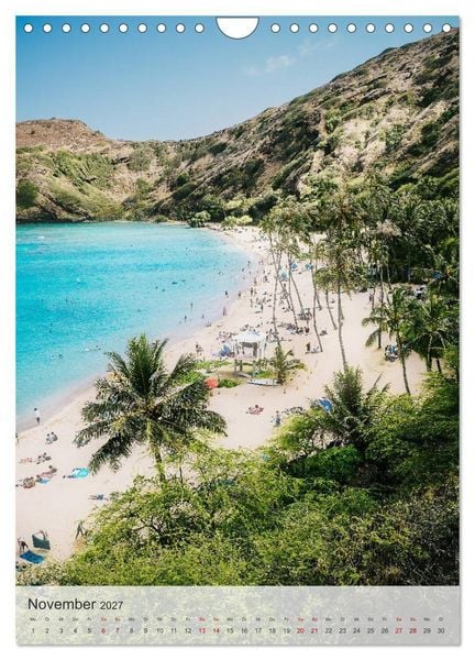 Produktbild: Willkommen in Hawai'i (Wandkalender 2027 DIN A4 hoch), CALVENDO Monatskalender