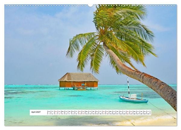 Produktbild: Malediven - die Sehnsucht nach dem Paradies (Wandkalender 2027 DIN A2 quer), CALVENDO Monatskalender