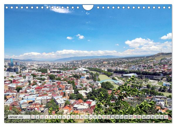 Produktbild: Georgien - Kirchen Kl&ouml;ster Kaukasus (Wandkalender 2026 DIN A4 quer), CALVENDO Monatskalender