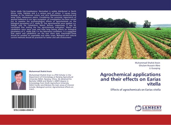 Produktbild: Agrochemical applications and their effects on Earias vitella