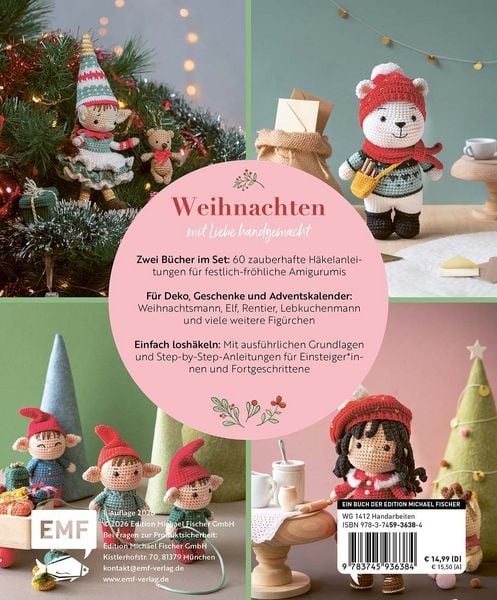 Produktbild: O du fr&ouml;hliche! Die gro&szlig;e Amigurumi-Christmas-Sammlung