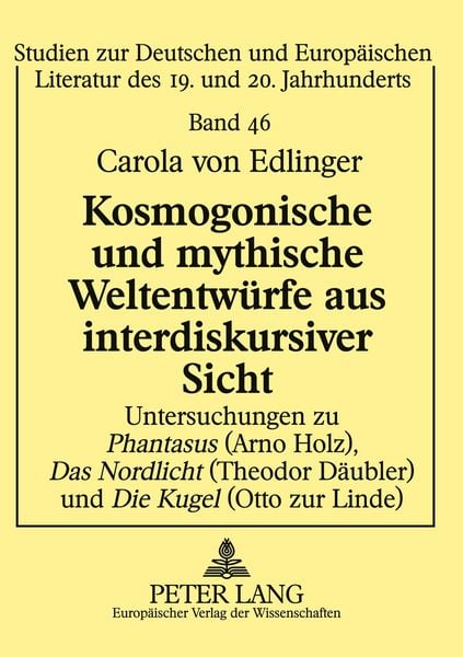Produktbild: Kosmogonische und mythische Weltentw&uuml;rfe aus interdiskursiver Sicht