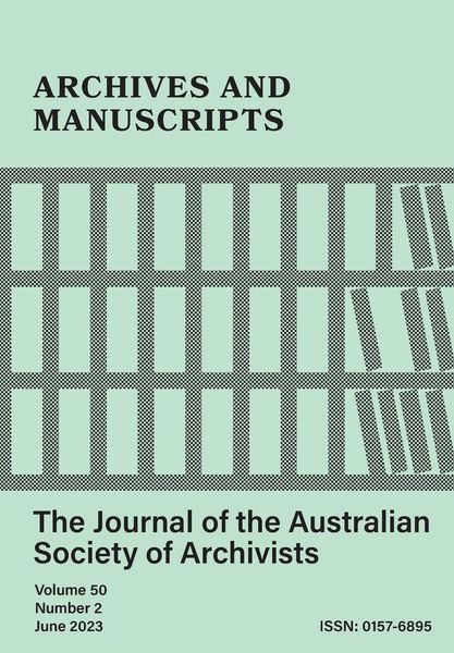 Produktbild: Archives and Manuscripts Vol. 50 No. 2