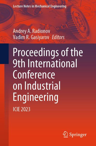 Produktbild: Proceedings of the 9th International Conference on Industrial Engineering