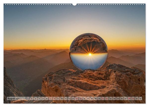Produktbild: Faszination Glaskugel (hochwertiger Premium Wandkalender 2027 DIN A2 quer), Kunstdruck in Hochglanz