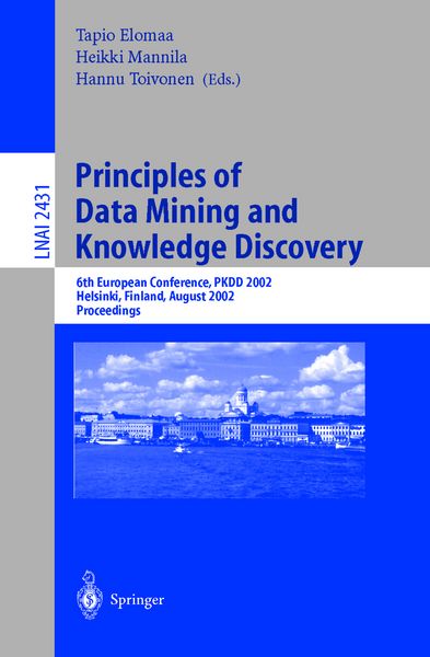 Produktbild: Principles of Data Mining and Knowledge Discovery