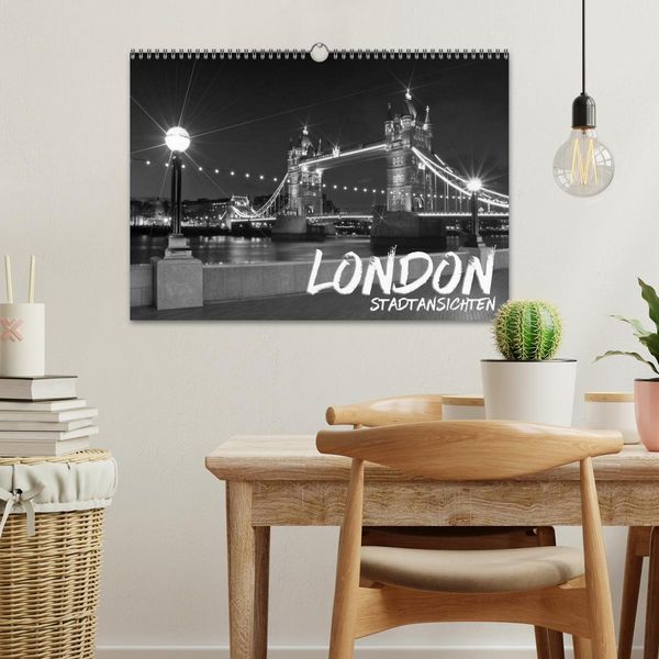 Produktbild: LONDON Stadtansichten (Wandkalender 2026 DIN A3 quer), CALVENDO Monatskalender