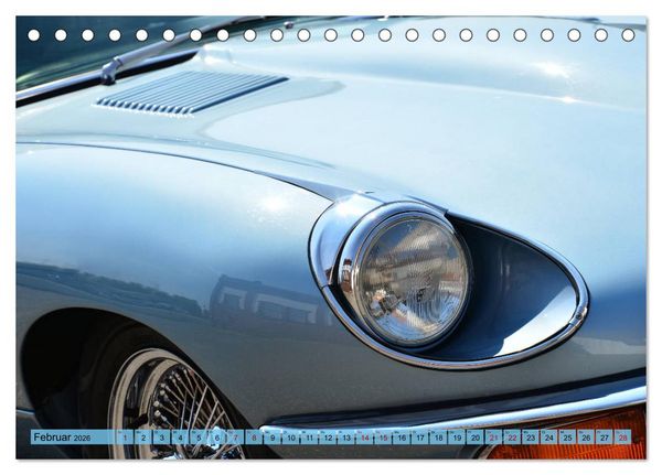 Produktbild: Jaguar E-Type - Die Raubkatze (Tischkalender 2026 DIN A5 quer), CALVENDO Monatskalender