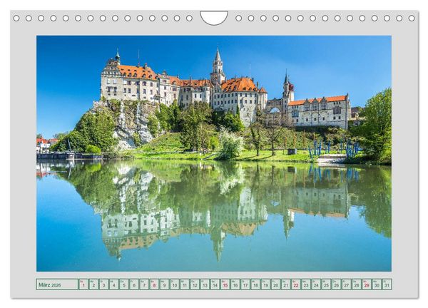 Produktbild: Schl&ouml;sser in Baden-W&uuml;rttemberg (Wandkalender 2026 DIN A4 quer), CALVENDO Monatskalender
