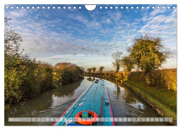 Produktbild: Narrow Boating auf dem Grand Union Canal (Wandkalender 2026 DIN A4 quer), CALVENDO Monatskalender