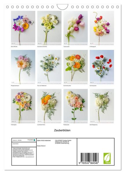 Produktbild: Zauberbl&uuml;ten (Wandkalender 2026 DIN A4 hoch), CALVENDO Monatskalender