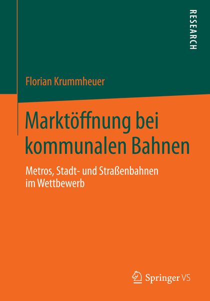 Produktbild: Markt&ouml;ffnung bei kommunalen Bahnen