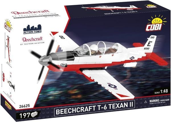 COBI Action Town 26625 - Beechcraft T-6 Texan II, Bausatz 1:48, 197 Klemmbausteine