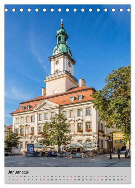 Produktbild: JELENIA G&Oacute;RA Hirschberg und idyllisches Umland (Tischkalender 2026 DIN A5 hoch), CALVENDO Monatskalender
