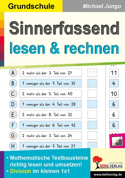 Produktbild: Sinnerfassend lesen und rechnen / Division