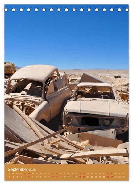 Produktbild: Erlebe mit mir die Atacama (Tischkalender 2026 DIN A5 hoch), CALVENDO Monatskalender