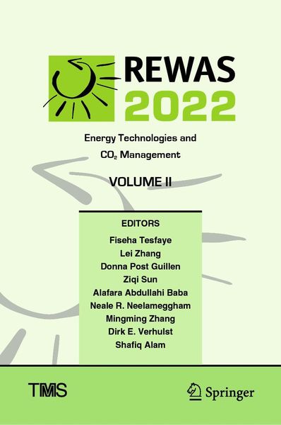 Produktbild: REWAS 2022: Energy Technologies and CO2 Management (Volume II)