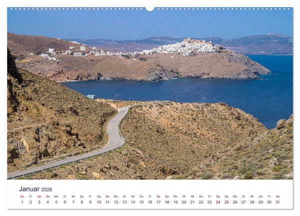 Produktbild: Astypalaia (Wandkalender 2026 DIN A2 quer), CALVENDO Monatskalender