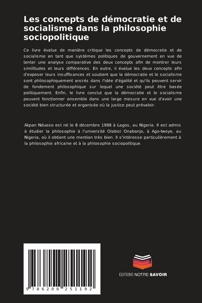 Produktbild: Les concepts de d&eacute;mocratie et de socialisme dans la philosophie sociopolitique