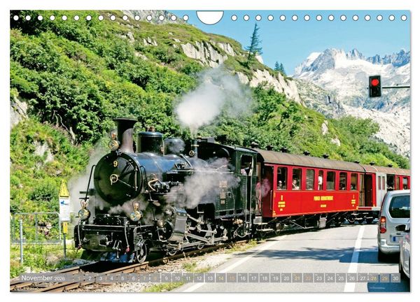 Produktbild: Im Zug durch Schweizer Berge (Wandkalender 2026 DIN A4 quer), CALVENDO Monatskalender