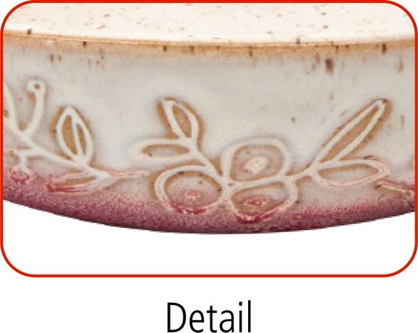 Produktbild: Porzellan-Schale Blume rot - LandLust