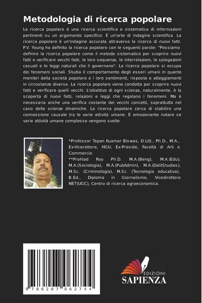 Produktbild: Metodologia di ricerca popolare