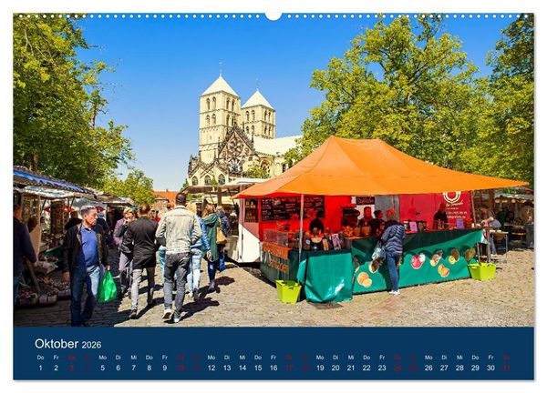 Produktbild: Abenteuer M&uuml;nster - Echt jovel! (hochwertiger Premium Wandkalender 2026 DIN A2 quer), Kunstdruck in Hochglanz
