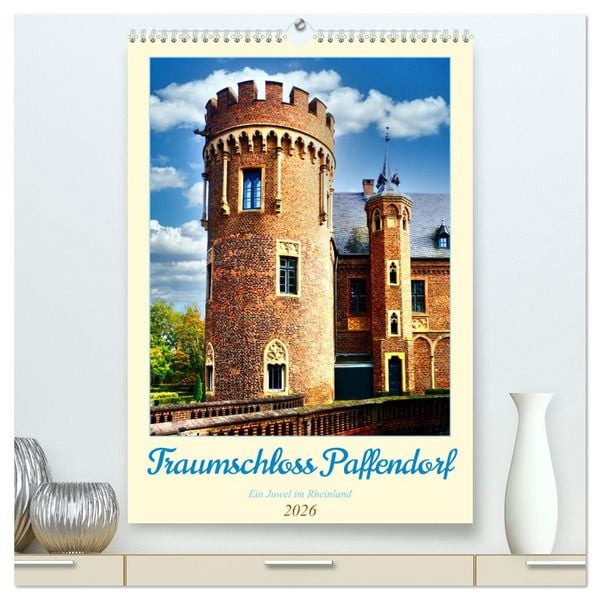 Produktbild: Traumschloss Paffendorf - Ein Juwel im Rheinland (hochwertiger Premium Wandkalender 2026 DIN A2 hoch), Kunstdruck in Hochglanz