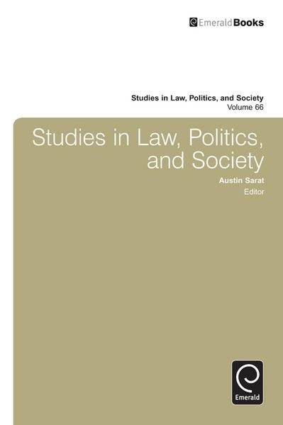 Produktbild: Studies in Law, Politics and Society