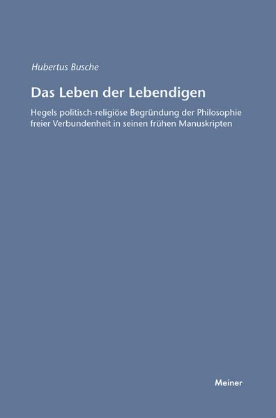 Produktbild: Das Leben der Lebendigen