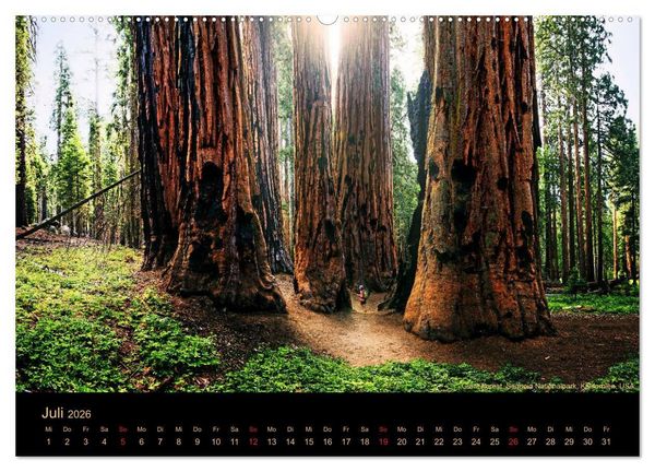 Produktbild: USA Der S&uuml;dwesten - Einzigartige Monumente (Wandkalender 2026 DIN A2 quer), CALVENDO Monatskalender