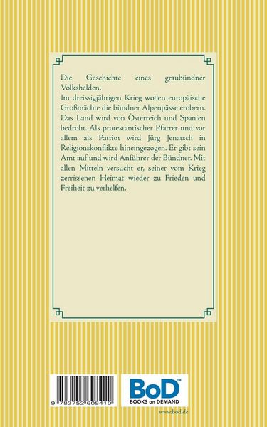 Produktbild: J&uuml;rg Jenatsch