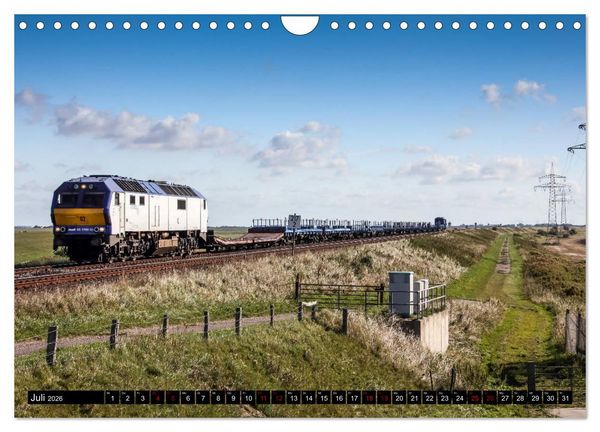 Produktbild: Norddeutsche Eisenbahnen (Wandkalender 2026 DIN A4 quer), CALVENDO Monatskalender