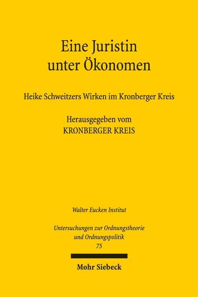 Produktbild: Eine Juristin unter &Ouml;konomen