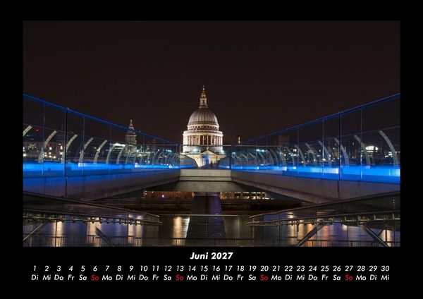 Produktbild: London 2027 Fotokalender DIN A3