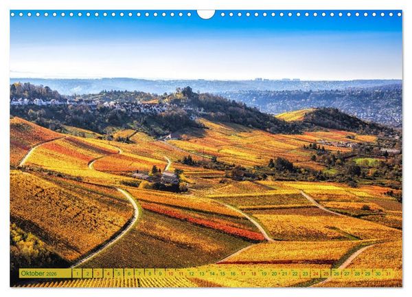 Produktbild: Malerisches Stuttgart (Wandkalender 2026 DIN A3 quer), CALVENDO Monatskalender