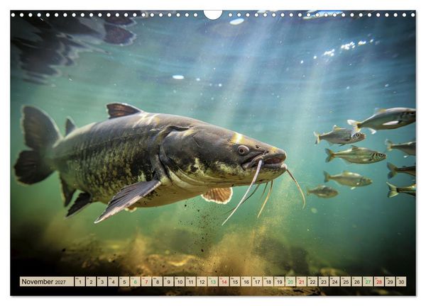 Produktbild: Talsperren - Raubfische (Wandkalender 2027 DIN A3 quer), CALVENDO Monatskalender