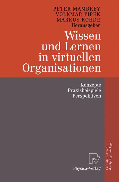 Produktbild: Wissen und Lernen in virtuellen Organisationen