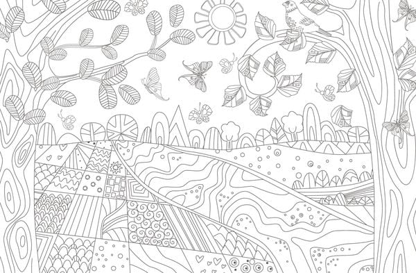 Produktbild: Inspiration Rainbow – 50 kunterbunte Motive zum Ausmalen für mehr Spaß im Alltag