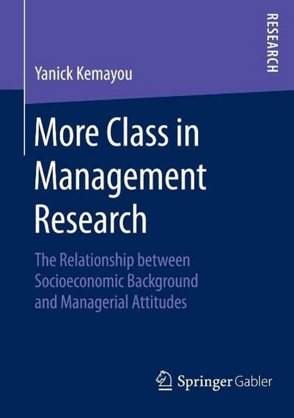 Produktbild: More Class in Management Research