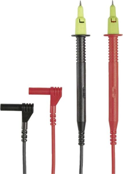 Gossen Metrawatt KS17-2 Sicherheits-Messleitungs-Set Prüfspitze 4 mm-Stecker 130.00 cm Schwarz, Rot 1 St.