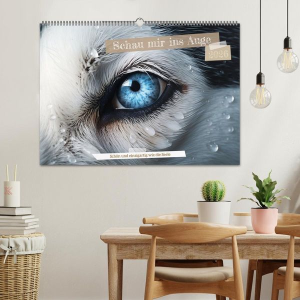 Produktbild: Schau mir ins Auge (Wandkalender 2026 DIN A2 quer), CALVENDO Monatskalender