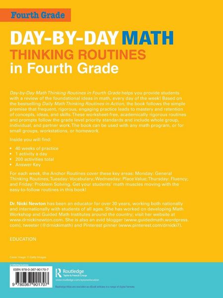 Produktbild: Day-by-Day Math Thinking Routines in Fourth Grade
