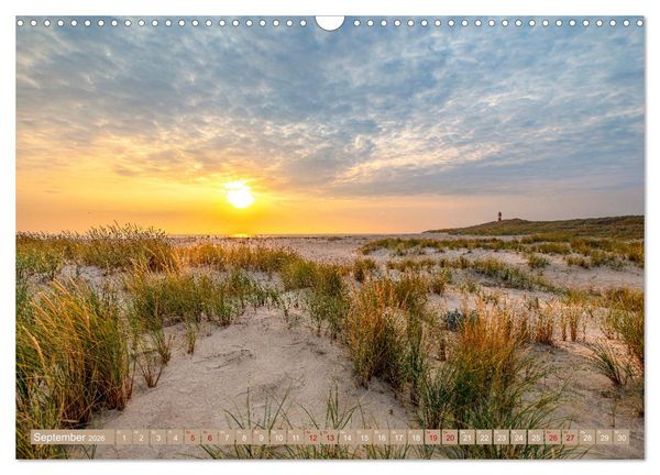 Produktbild: Sylt im Abendlicht (Wandkalender 2026 DIN A3 quer), CALVENDO Monatskalender