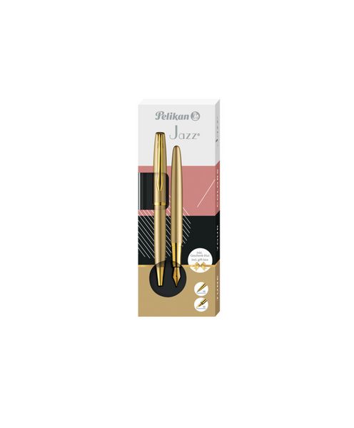 Produktbild: Pelikan F&uuml;ller & Kugelschreiber Jazz Noble Elegance K/P36 Gold
