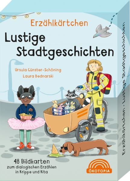 Erzählkärtchen: Lustige Stadtgeschichten, Gebundene Ausgabe von Ursula Günster-Schöning, Klett Kita GmbH, 978-3-96046-385-6